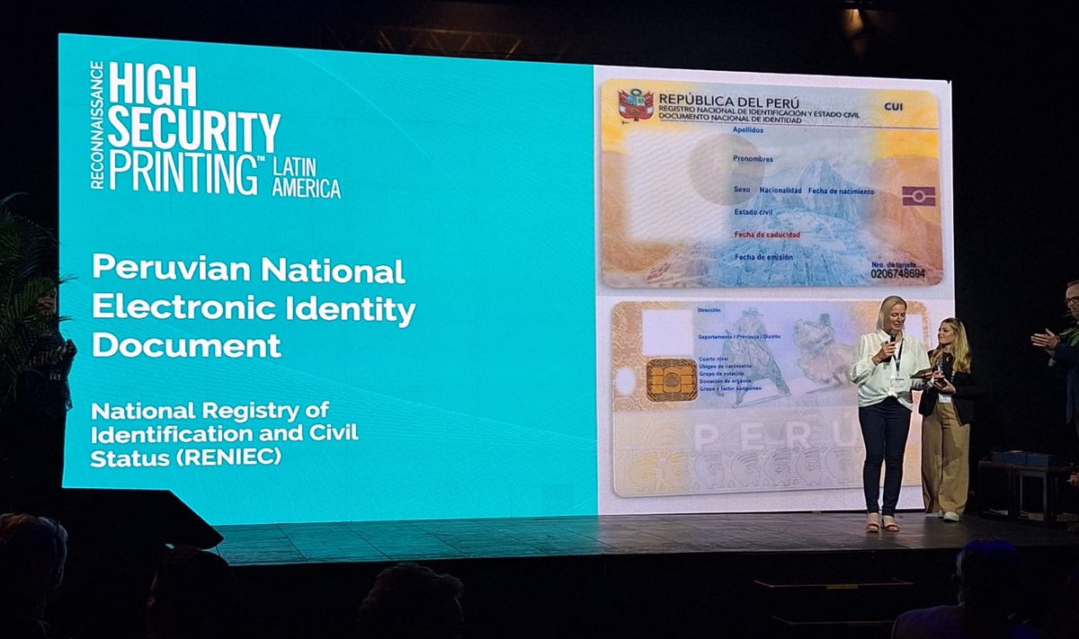Nuestro #DNIe3_0 fue reconocido como el Mejor Nuevo Documento Nacional de Identidad en los HSP Latin America Awards 2025. Es un paso firme hacia una identidad digital segura e inclusiva para todos. 
El jurado, conformado por el consejo directivo de la entidad organizadora,