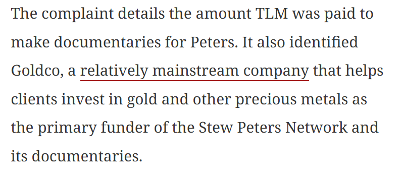 CityBureaucrat's tweet image. In honor of notorious anti-semitic streamer Stew Peters running a crypto scam while being funded by Goldco, a company allegedly owned by a South African Jewish man, I'm boosting my free article on Peasant Antisemitism!
