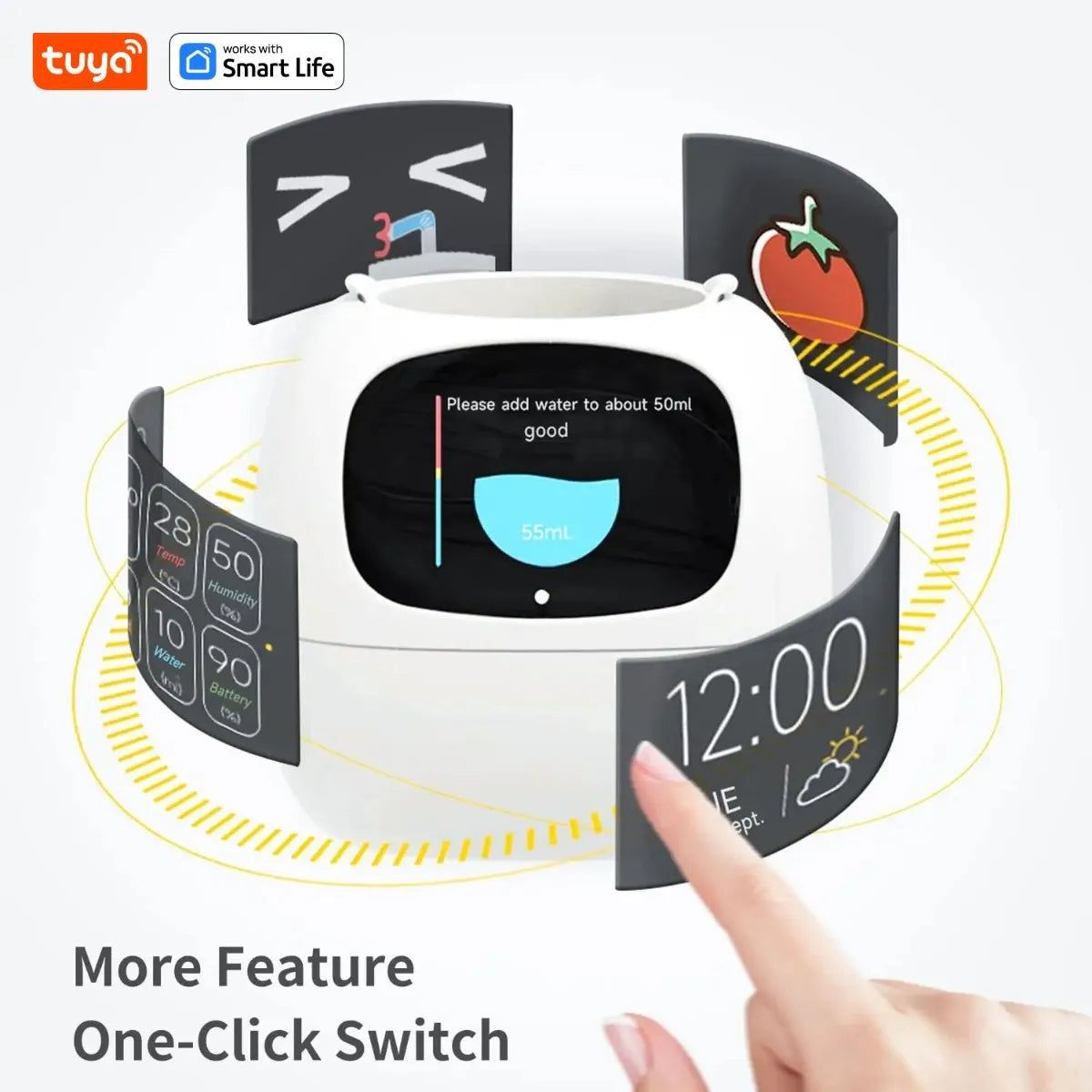 bestshop's tweet image. 🛍️ BestShop Daily Pick
48% of adults aged 25–39 worry about keeping plants alive, and 47% avoid owning them due to care uncertainty. Powered by AI and 7 smart sensors, Ivy translates plant needs into clear, actionable signals.
#AIForLife #PlantCareMadeEasy #SmartHomeTech