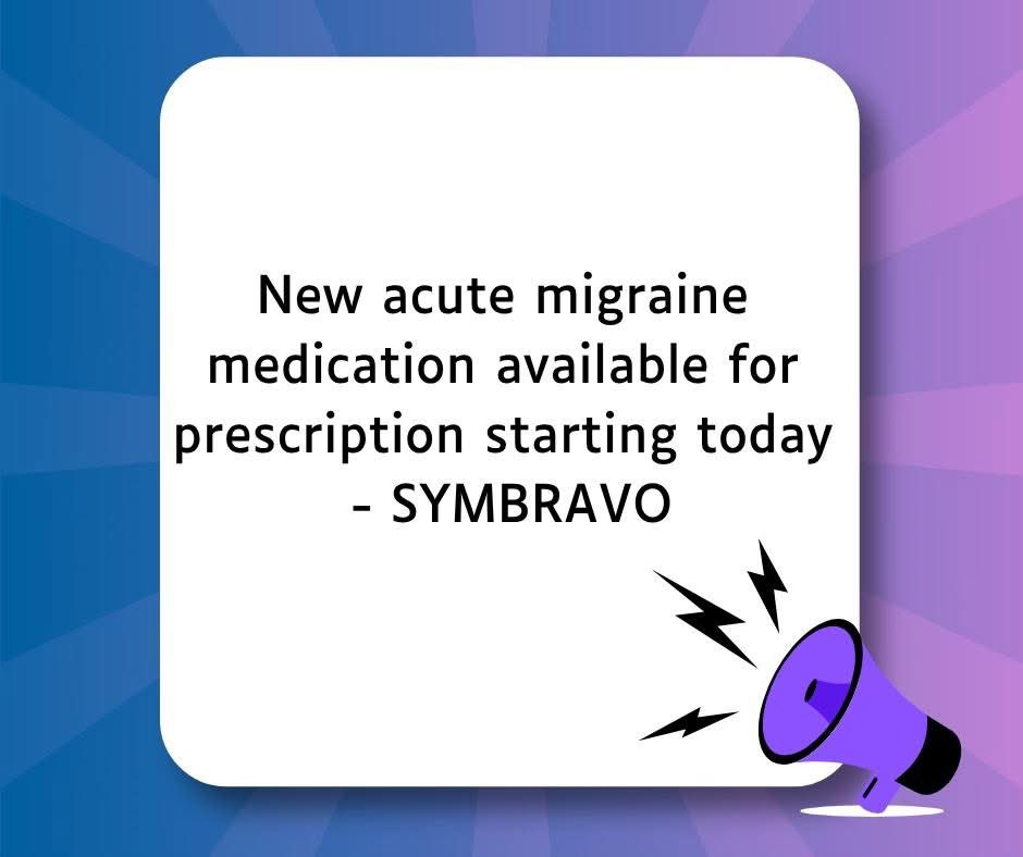 New Migraine medication alert ‼️ 
🙊🧠🧠🧠