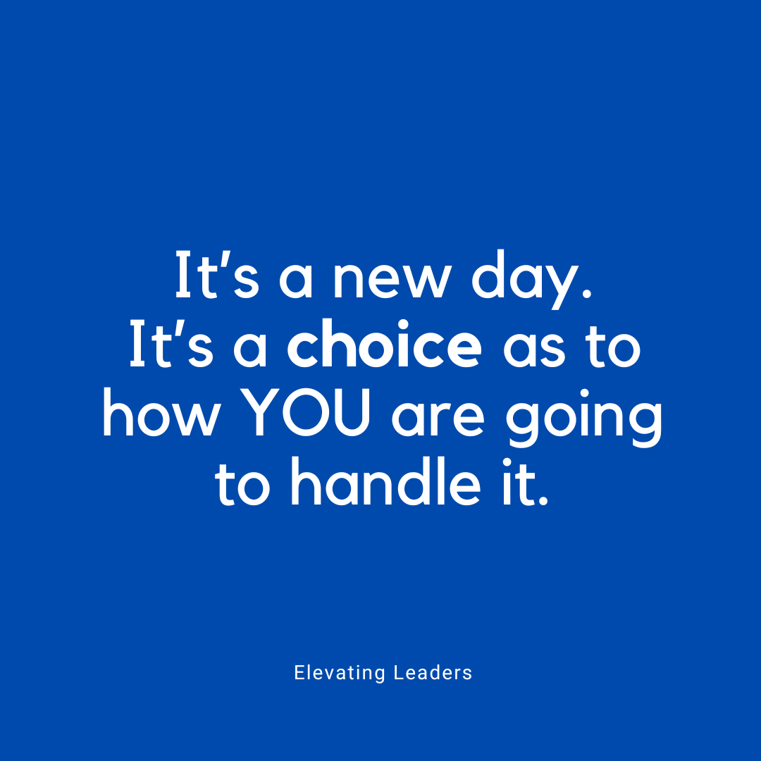 YOU get to decide how YOU handle it.

Lead YOUR mindset.
Anchor to YOUR standards.
Take the first step.

High performers don’t wait to feel ready—they choose how they show up.

#standardsoverfeelings #performancecoach #coachforcoaches