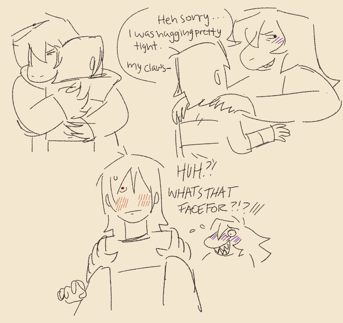 gardnprty's tweet photo. kris likes deep pressure 
susie not so much

i ♥️ #krusie so much
and #kruselle too https://t.co/NYrDyHKwhh