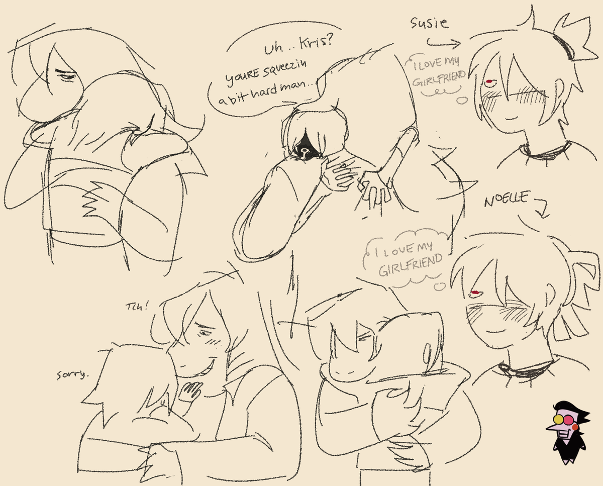 gardnprty's tweet photo. kris likes deep pressure 
susie not so much

i ♥️ #krusie so much
and #kruselle too https://t.co/NYrDyHKwhh