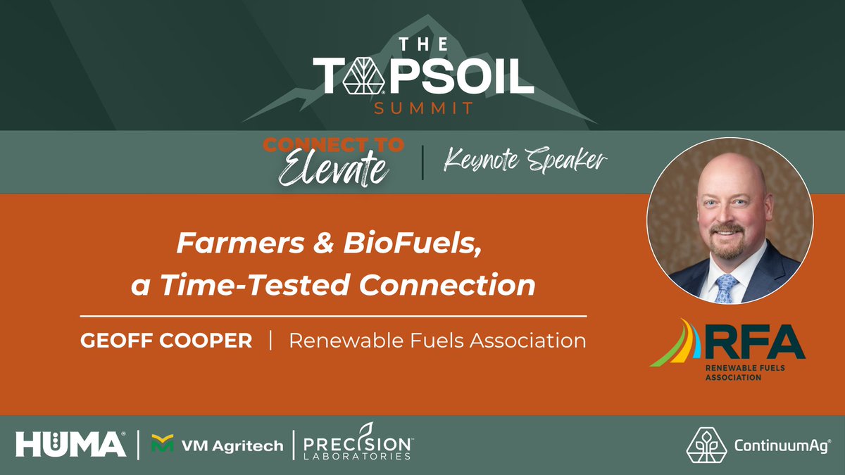 🚨 One of the most raved-about keynotes from #TopSoilSummit is now live!

Geoff Cooper, CEO of <a href="/EthanolRFA/">Renewable Fuels Association</a>, breaks down the ag + biofuels connection, 45Z updates, and the future of renewable fuels. 

🎥 Watch now: youtu.be/7a-NS7YlmUo

#Biofuels #45Z #ContinuumAg