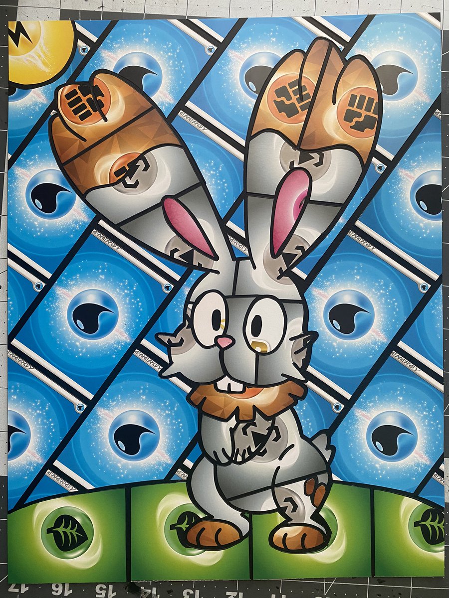 10x13 bunnelby. Just for funsies. 🐰