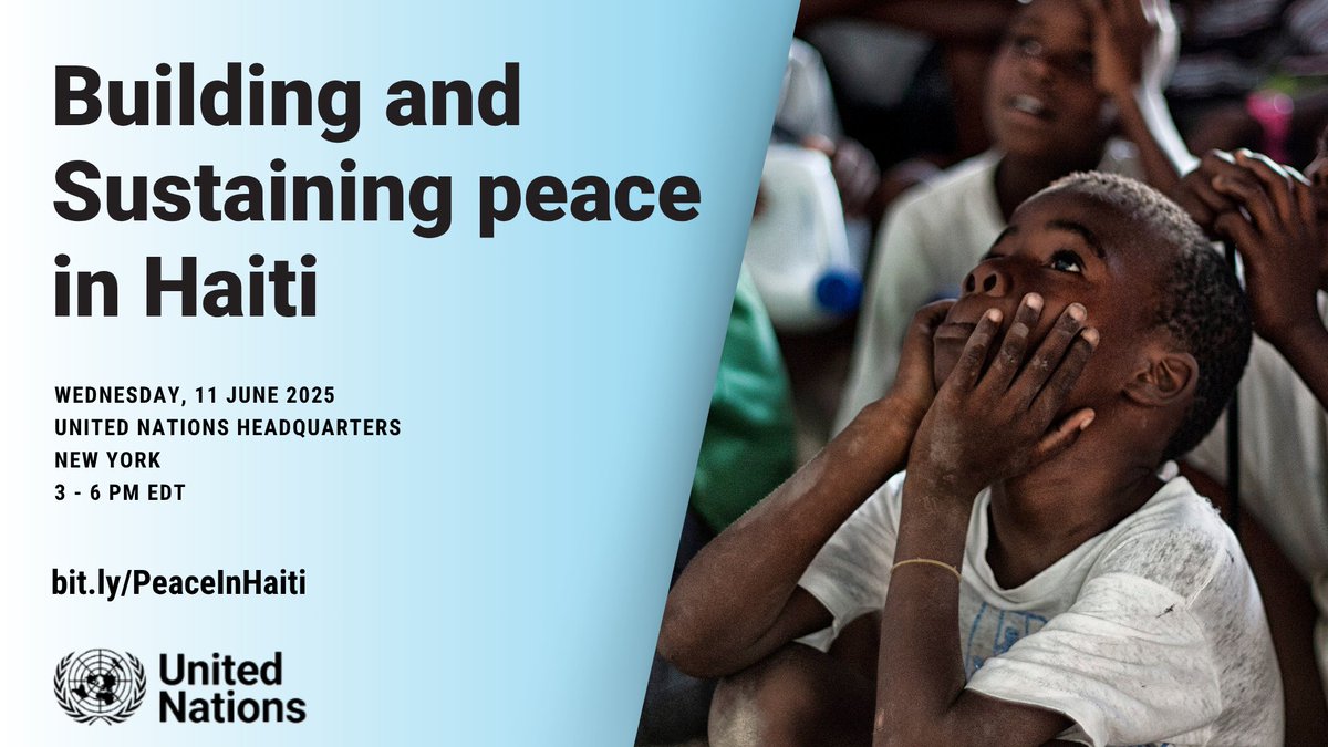 UNECOSOC's tweet photo. At the @UNECOSOC – #PeacebuildingCommission Joint Meeting, Member States explore how the international community can support Haiti’s efforts for stability. https://t.co/JWUj11BzaJ