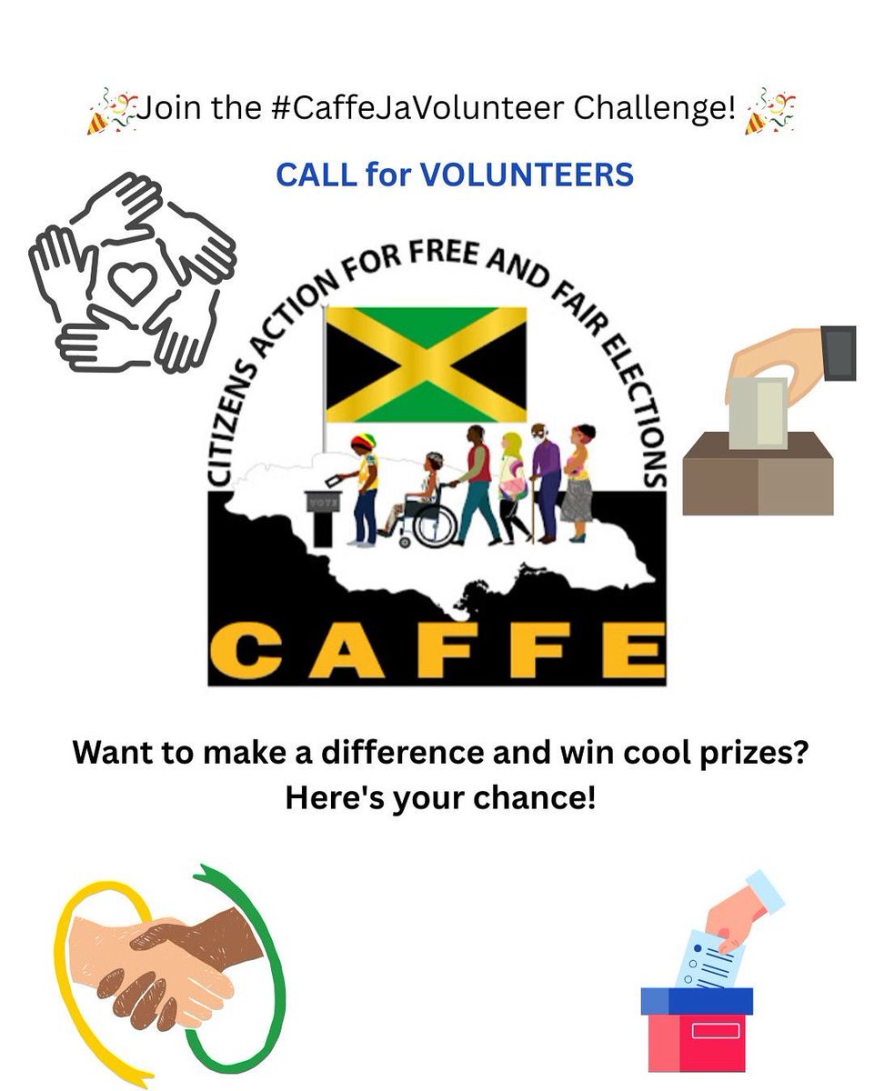👣 How to Enter:
Sign up to volunteer with us at caffejamaica.com/apply
Create a post on Instagram or TikTok sharing why you’re excited to volunteer or what volunteering means to you.
Tag @caffeja and use the hashtag #CaffeJaVolunteer in your post.
🏆 Prizes for the Most
