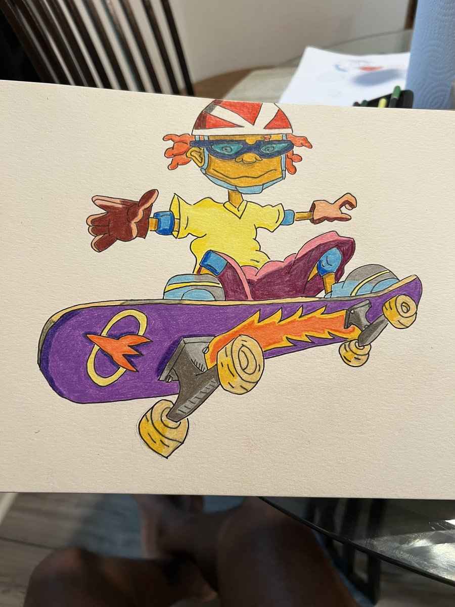 My ✍️ drawing today rocket power #coloredpencil  #artwork