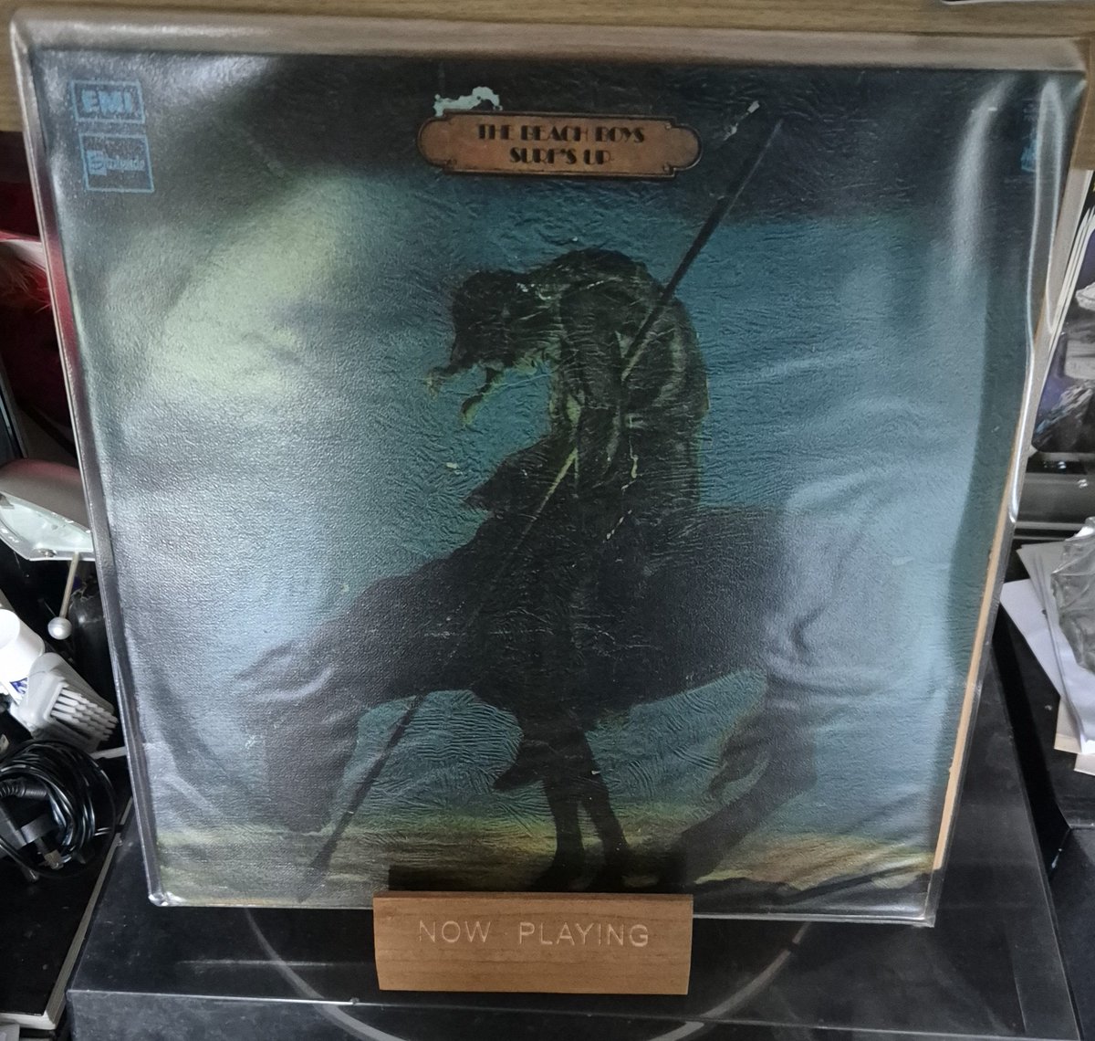 Playing in memory of Brian 
I know it is not a brian album, but it does have till I die and surfs up on it, tho .
2 of his top table tunes