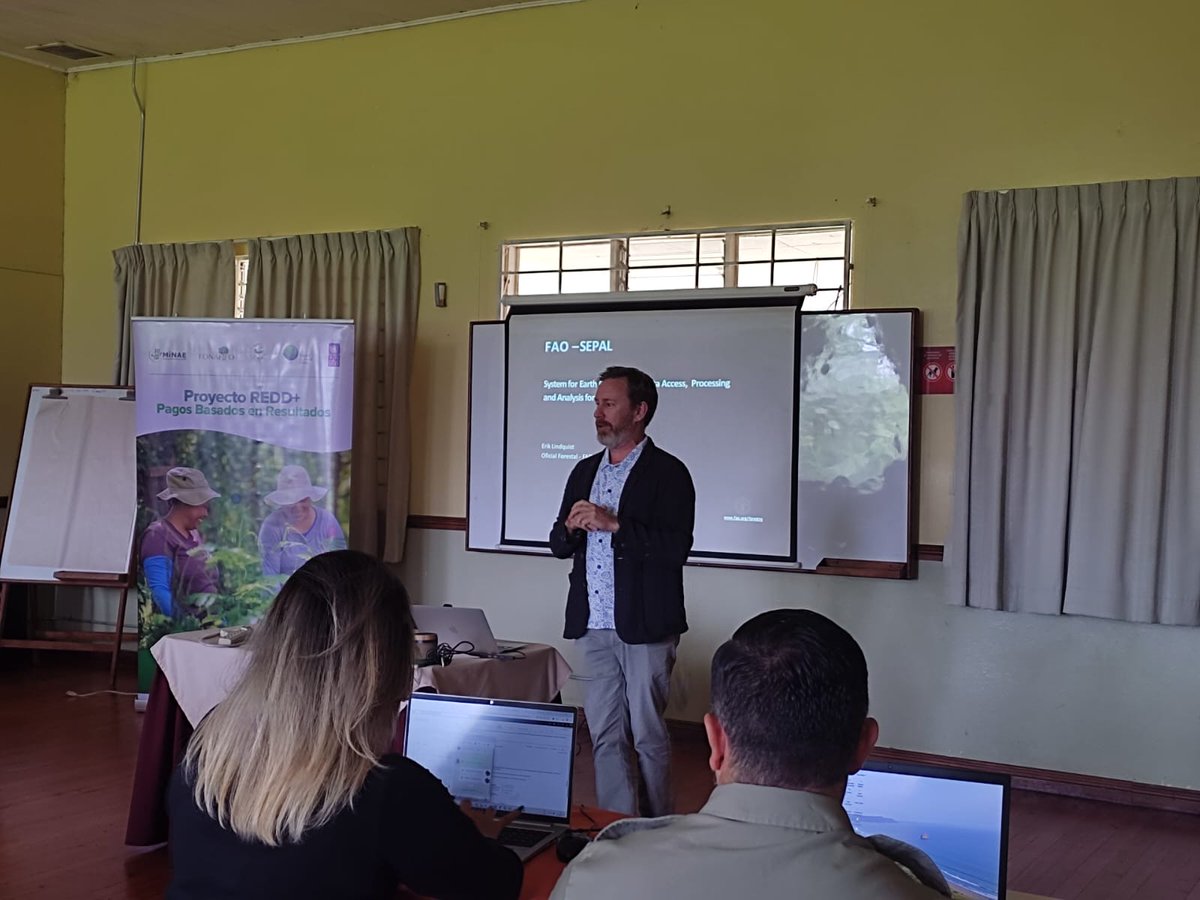 🌳🔍  FAO capacita a personal técnico del Sistema Nacional de Áreas de Conservación (SINAC)🇨🇷 sobre el uso de la plataforma SEPAL (Sistema para Observaciones Terrestres,Acceso a Datos, Procesamiento y Análisis para Monitoreo de Tierras)

Más información➡️bit.ly/4kFSJmf