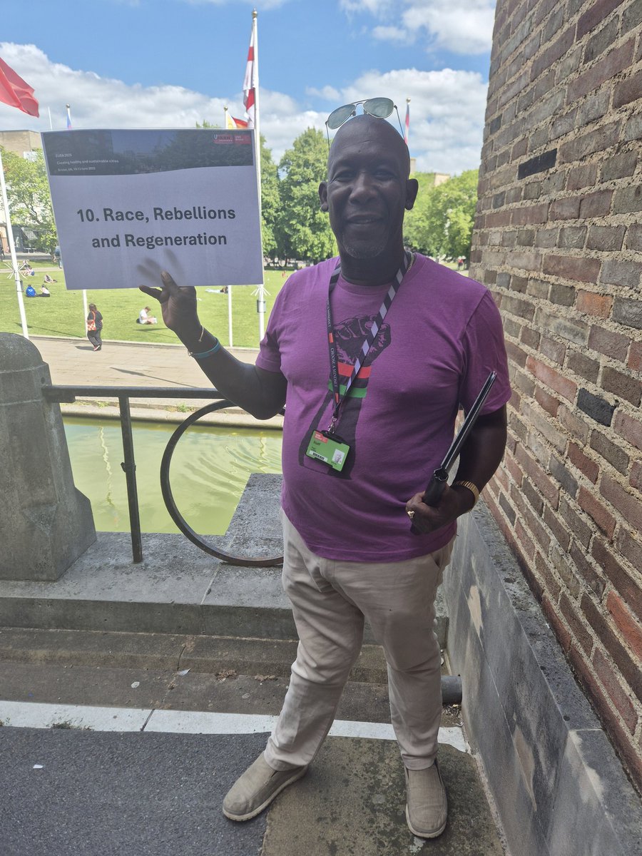 No sleep till #Bristol... fantastic day leading tak around the city first day back in UK 'Race Rebellions &amp; Regeneration' for <a href="/UWEBristol/">UWE Bristol</a> hosting European Urban Regeneration conference talk and walk #EURA2025