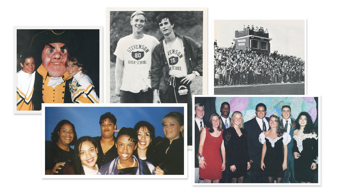 Patriots from the classes of 2015, 2005, 2000, 1995, and 1985 -- have you registered for your class reunion on September 20? Learn more here --&gt; StevensonFoundation.org/reunions #stevenson #stevensonhighschool