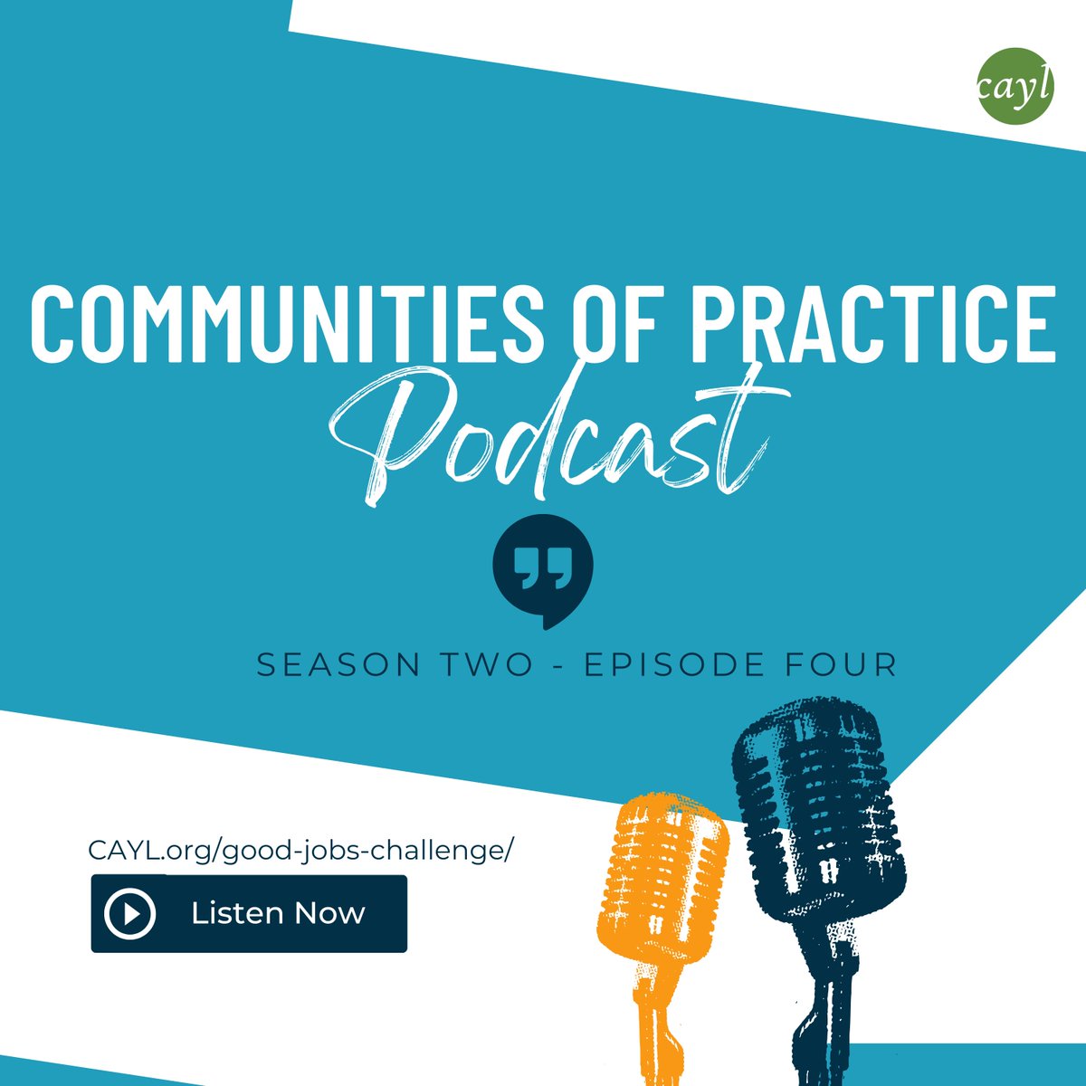 The CAYL Institute (@caylinstitute) on Twitter photo 🎙️ Episode Four of our Communities of Practice Podcast is live: Growing Talent From Within 🌱
🎧 Listen now:
→ cayl.org/good-jobs-chal…
→podcasts.apple.com/us/podcast/com… 🎙️ Episode Four of our Communities of Practice Podcast is live: Growing Talent From Within 🌱
🎧 Listen now:
→ cayl.org/good-jobs-chal…
→podcasts.apple.com/us/podcast/com…