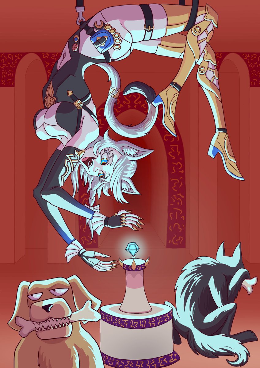 EyeCinder's tweet photo. Kitty Phantom Thief! 

#Cipher #HonkaiStarRail #StarRail #Catgirl https://t.co/n4JS8gWdD9