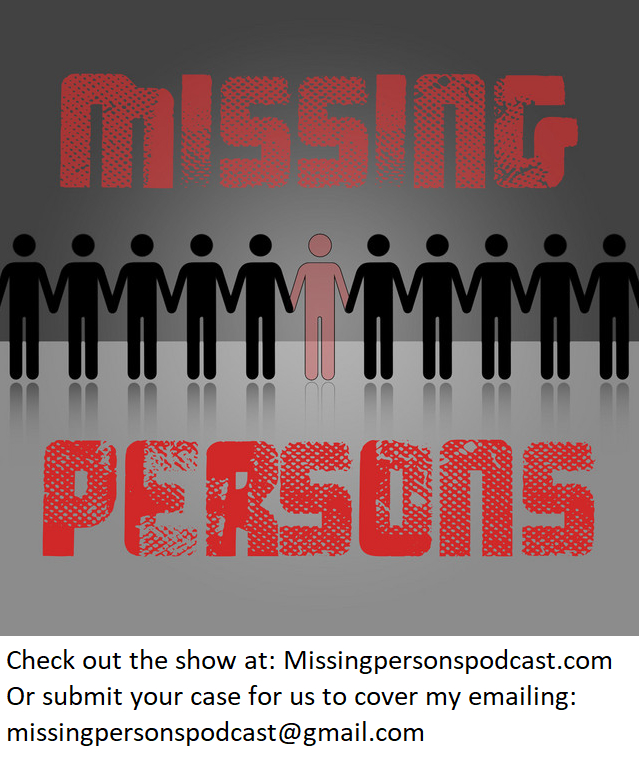Missing Persons podcast is seeking new cases to cover on the show, which reaches thousands of listeners around the world. If we can help you with your loved one's #MissingPersons case, feel free to reach out, we are happy to help!