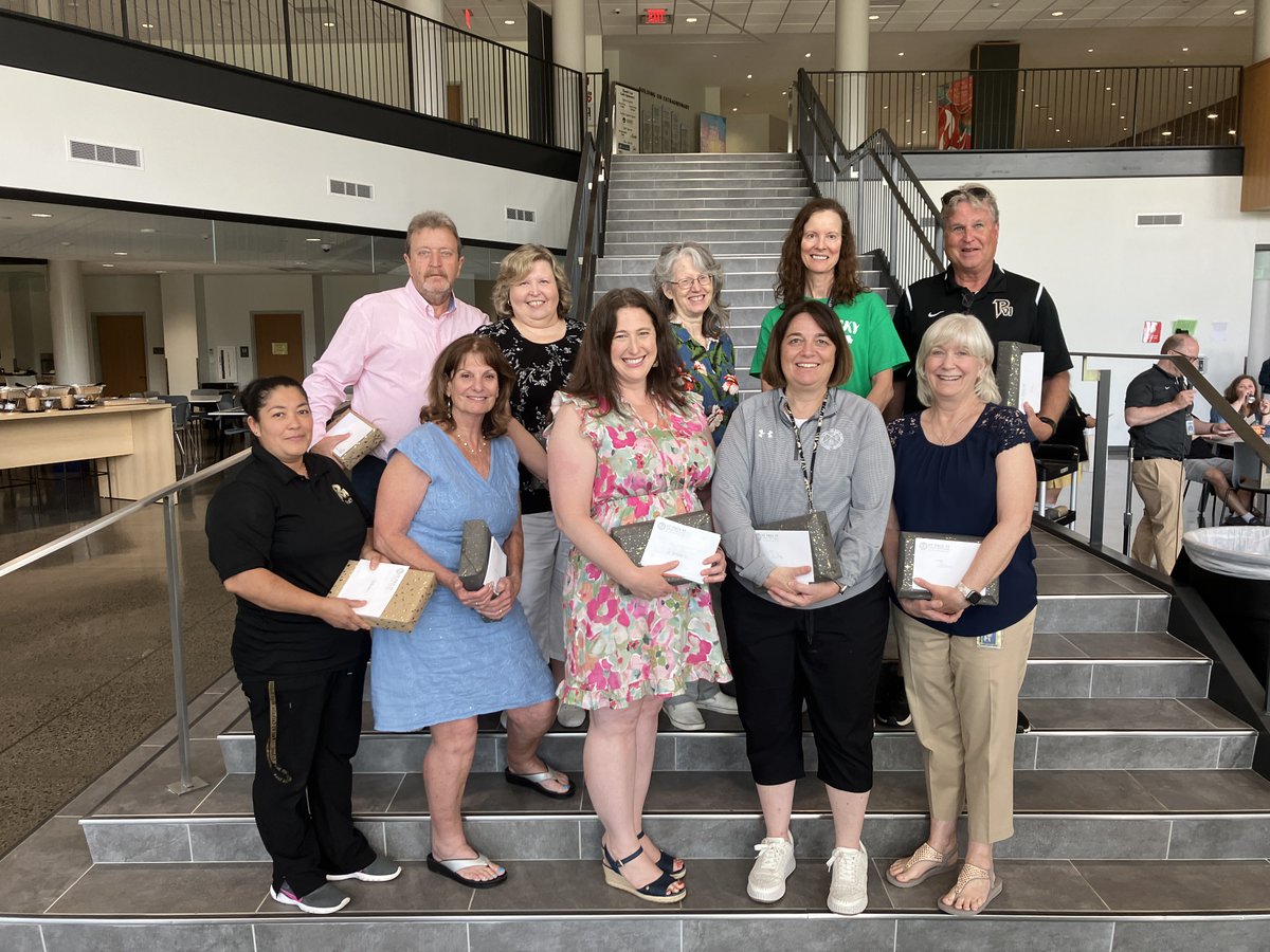 Congratulations and thank you to our faculty and staff members who were recognized for their milestone years of service to PVI at our end of year luncheon yesterday.