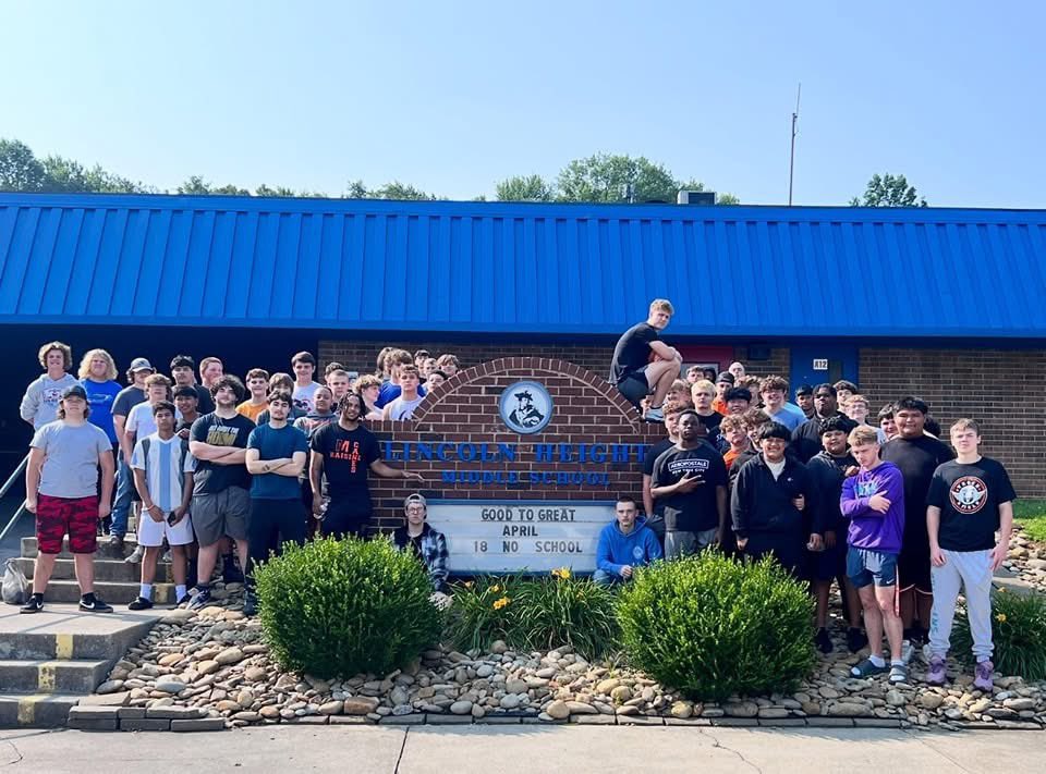 Community service today at Lincoln Middle School. Go Canes!