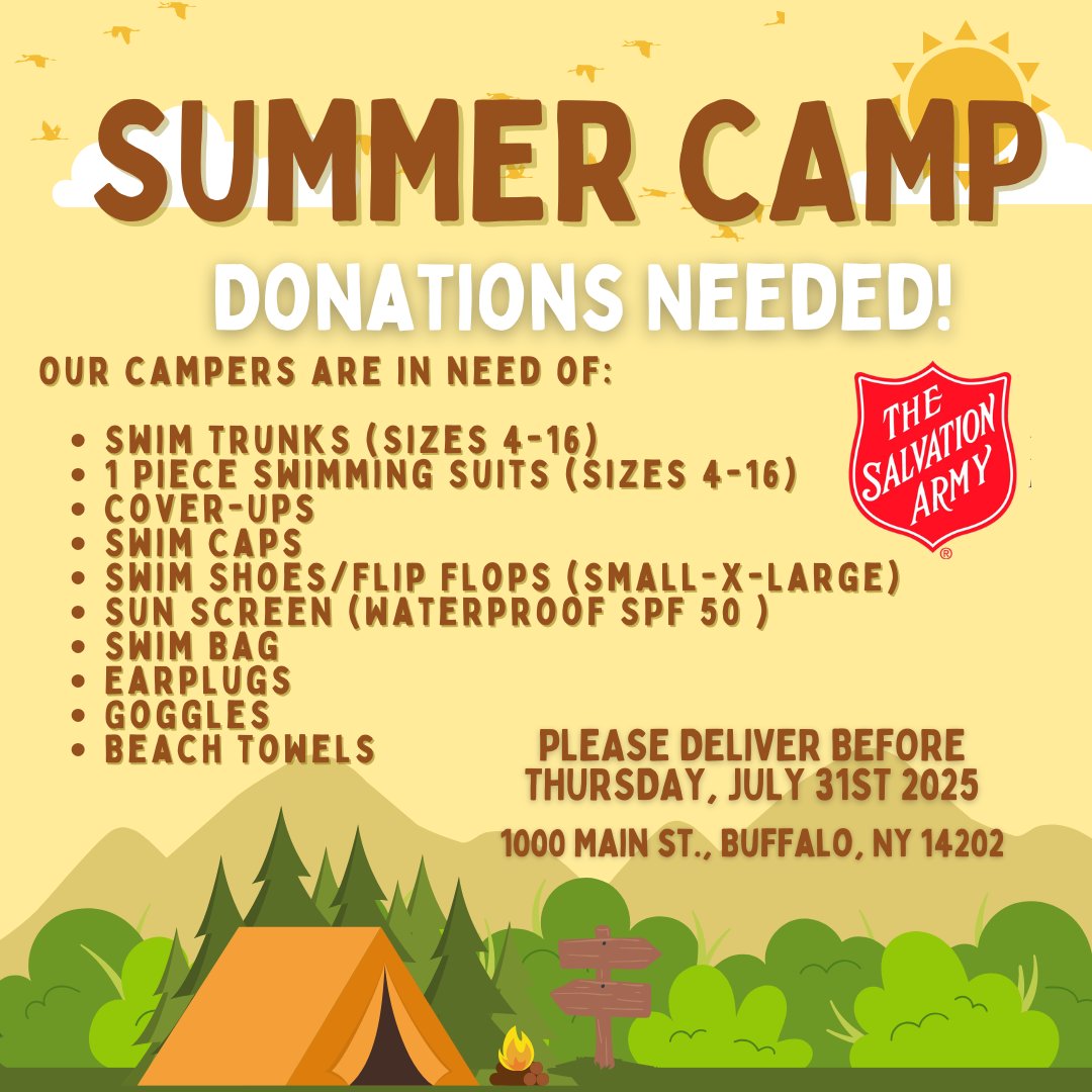 Please consider donating to support our summer campers. Thank you!