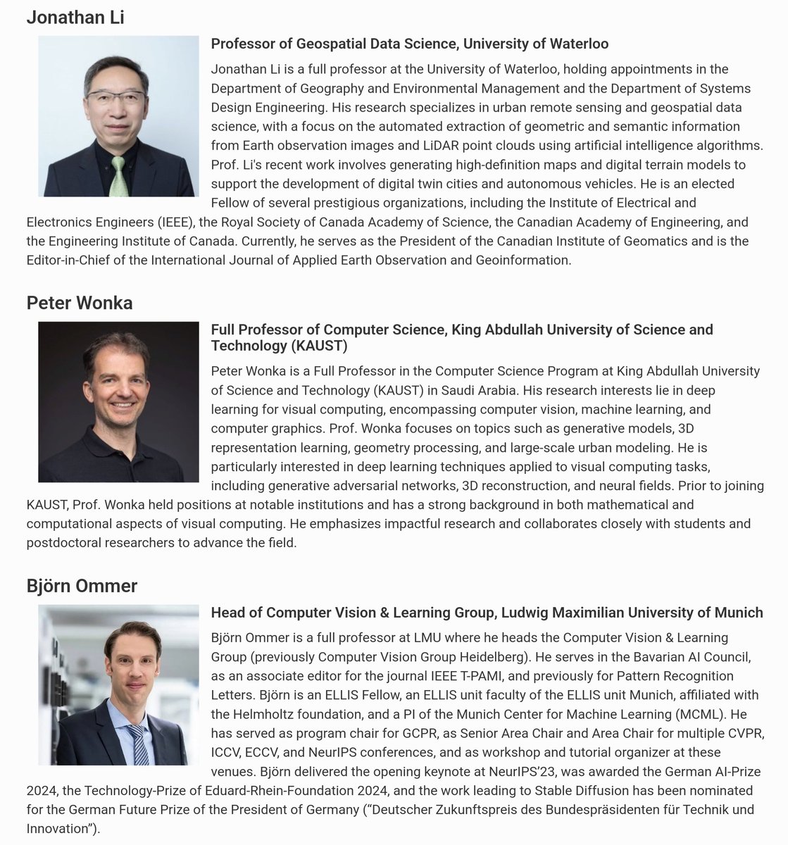 jacklangerman's tweet image. this is one of my favorite parts of our workshop. this is your chance for a free ranging collaborative session with the keynote speakers and other attendees. it is fun and sometimes real collaborations come from these sessions.

room 104 D

#USM3D #CVPR2025 @CVPR