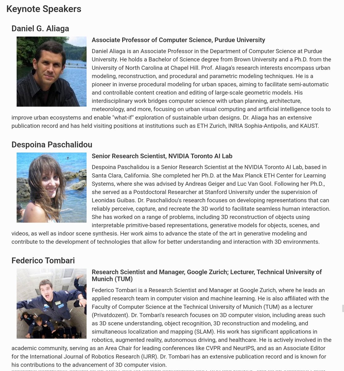 jacklangerman's tweet image. this is one of my favorite parts of our workshop. this is your chance for a free ranging collaborative session with the keynote speakers and other attendees. it is fun and sometimes real collaborations come from these sessions.

room 104 D

#USM3D #CVPR2025 @CVPR