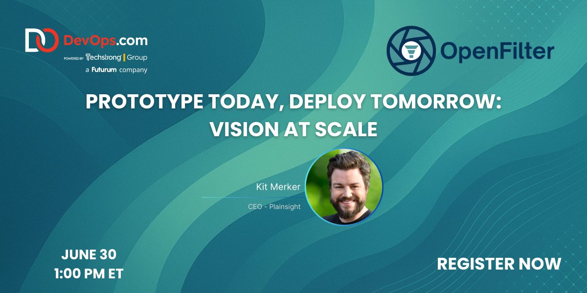 Did it hurt? When you realized your computer vision project was stalling after the prototype? 

Join @Plainsightai CEO @kitmerker as he dives into breaking through to production with reusable, modular, and developer-friendly systems.

📅  hubs.ly/Q03rMhry0