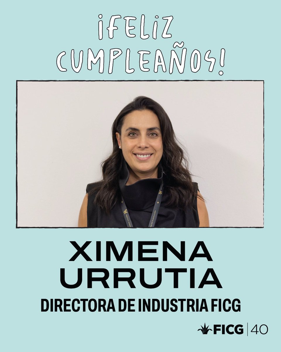 ¡Feliz cumple, <a href="/Xurrutia/">Ximena Urrutia</a>! 🥳

Gracias por guiarnos con pasión, creatividad y compromiso.
¡Que este nuevo año llegue cargado de éxitos, cine y muchas alegrías! 🎬