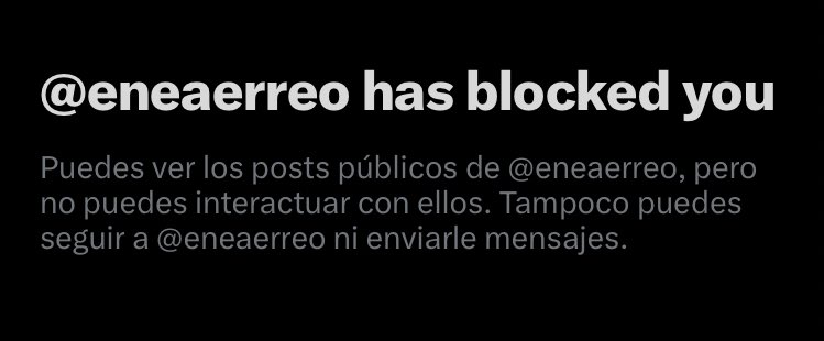 This dude really blocked me