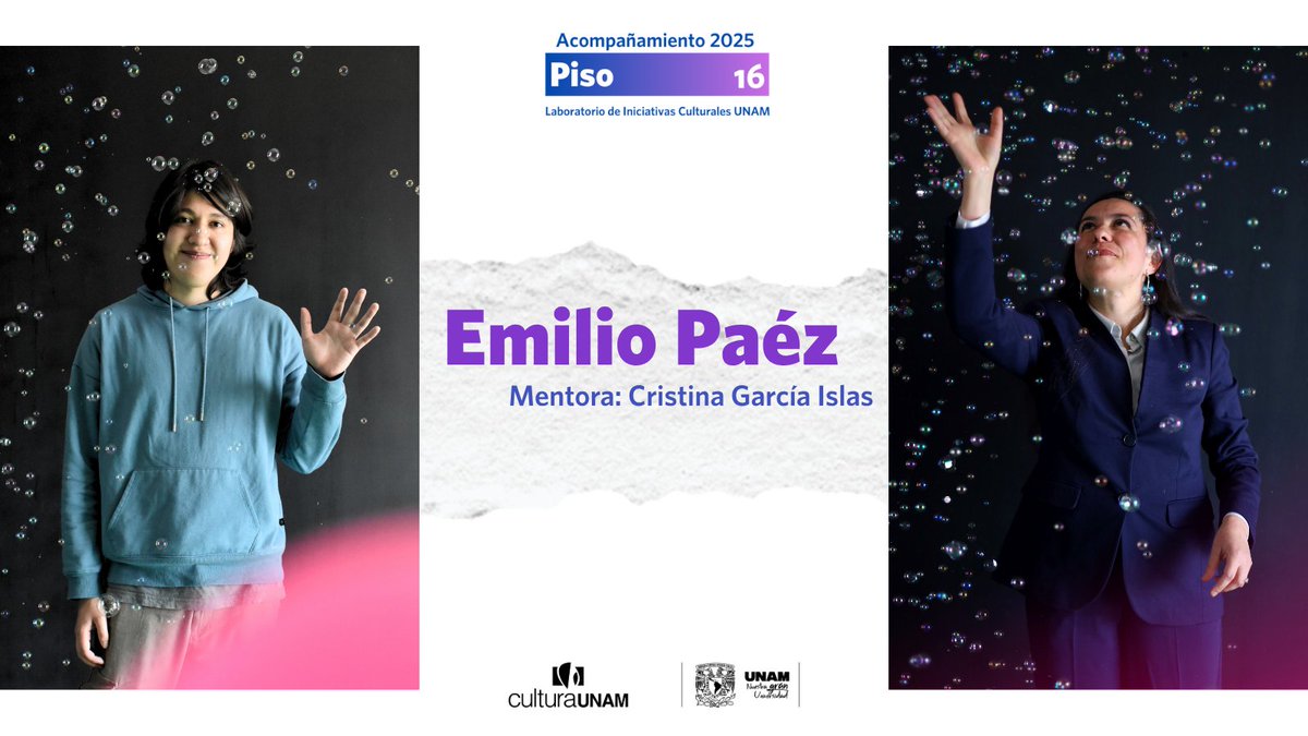 🎹 La #Música es el medio por el cual Emilio Páez busca crear espacios de reflexión y calma ante el caos cotidiano.

Su mentora en el #Acompañamiento2025 es la compositora y académica Cristina García Islas.

📸 Andrik García | Emiliano Alfonso Salazar. 
#IniciativasCulturales