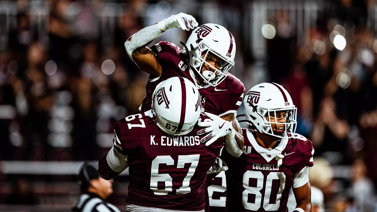 It’s a late post but thank you EKU football for having me at your camp really learn lots and enjoyed my time!!
<a href="/Coach_IMcClain/">Isaac McClain</a> 
<a href="/CoachDerekDay/">Derek Day</a> 
<a href="/wingtfreddyc/">Fred Cranford</a> 
<a href="/MikeDDietzel1/">CoachDietz</a>