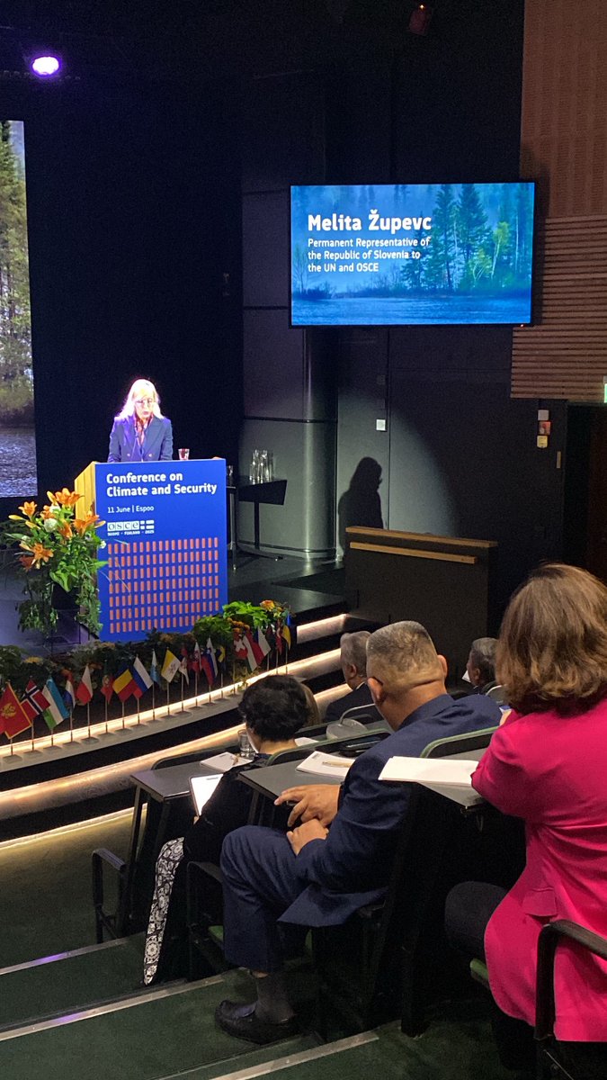 RitaLeDiffard's tweet photo. Great discussion @OSCE Chairpersonship Conference #Climate&amp;Security today on how to increase resilience of #OSCE participating States &amp; respond to security challenges caused by climate change. Thank you Finland 🇫🇮 https://t.co/oZH3VUM74L