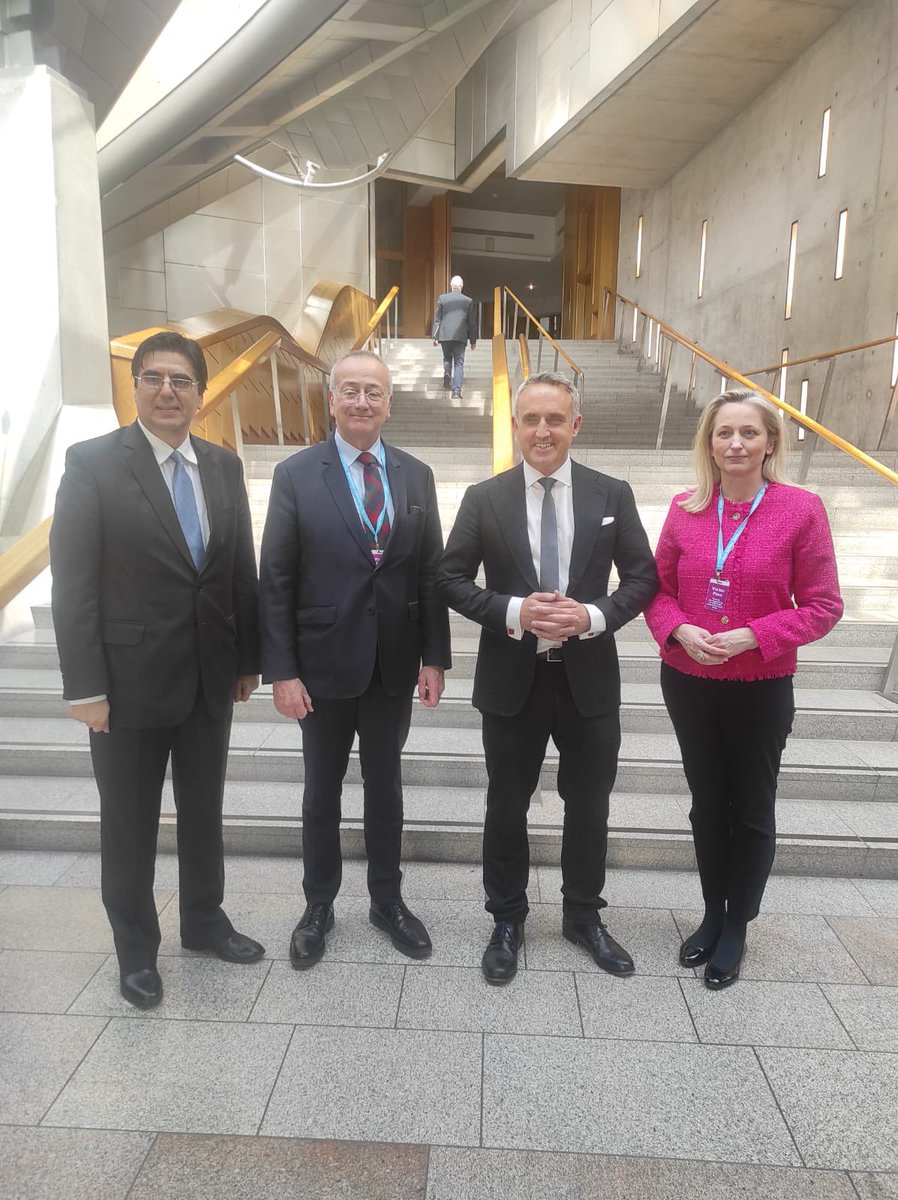 PedroSerranoEU's tweet image. Insightful exchanges with Scottish🏴political leaders in Holyrood. Many thanks to @AnasSarwar and @agcolehamilton. I’m also grateful to @POScotParl Presiding Officer Alison Johnstone for her warm welcome and hospitality.