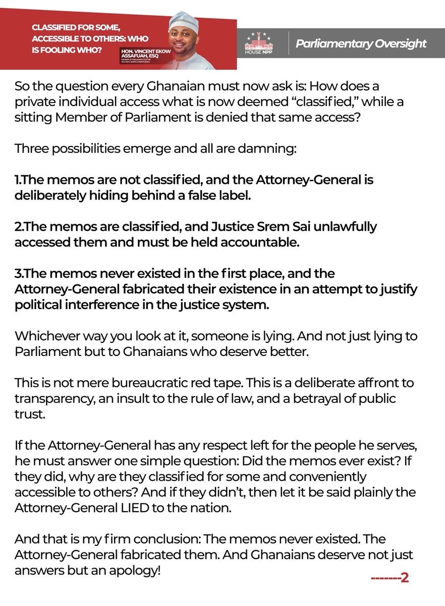 Our media AG and DAG should answer fast fast! You people connived with defense lawyers to withdraw cases of your party members and you've turn around harassing opponents on the altar of Accountability.  Who're you fooling?

#Scam