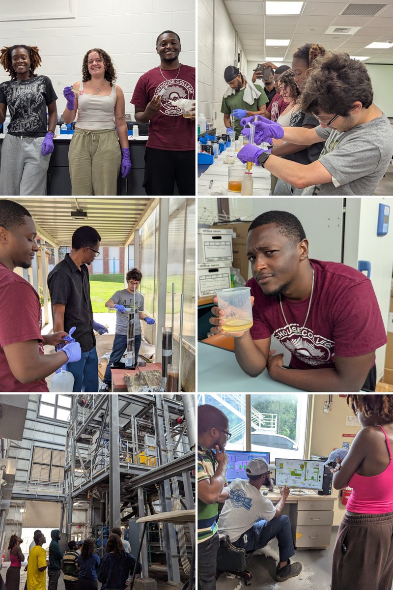 DSolisAgEcon's tweet image. This week, our @FAMU_1887 - @casfer_erc REU program is all about gaining hands-on experience!