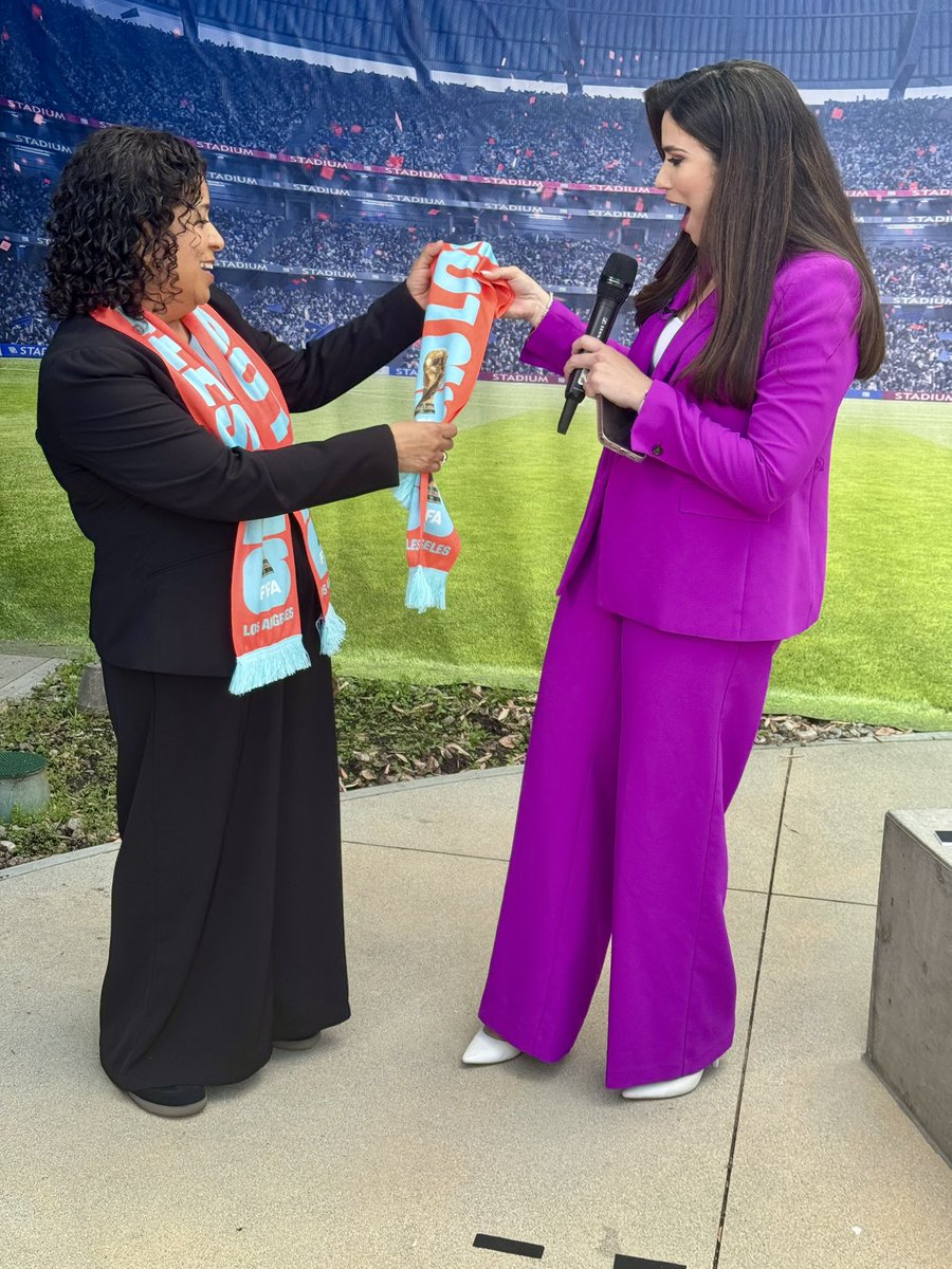 PlayEquityFund (@playequityfund) on Twitter photo Thank you to <a href="/AleOrtizChagin/">Ale Ortiz Chagin</a> and <a href="/TELEMUNDO52/">TELEMUNDO 52</a> for celebrating the announcement of the 26 Community Champions with us and <a href="/NicksKidss/">Nicks Kids</a> this morning.
One year to go until #LosAngeles26!
#WeAre26 #FIFAWorldCup Thank you to <a href="/AleOrtizChagin/">Ale Ortiz Chagin</a> and <a href="/TELEMUNDO52/">TELEMUNDO 52</a> for celebrating the announcement of the 26 Community Champions with us and <a href="/NicksKidss/">Nicks Kids</a> this morning.
One year to go until #LosAngeles26!
#WeAre26 #FIFAWorldCup