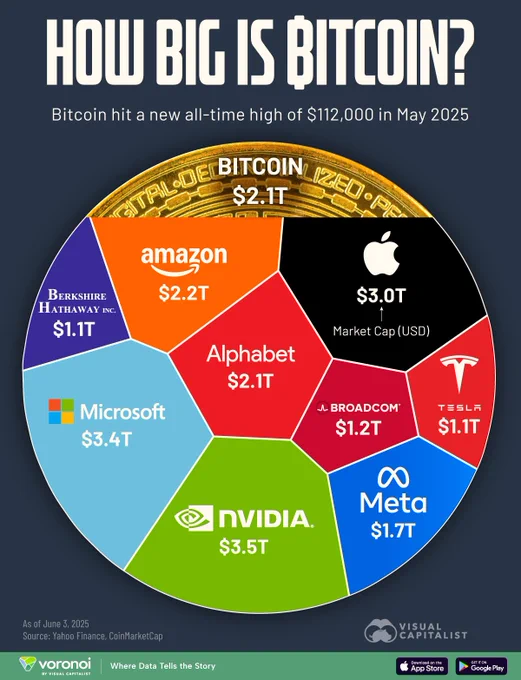 🚨 BREAKING : "Bitcoin a confronto con le aziende più grandi del mondo: un'analisi sorprendente"