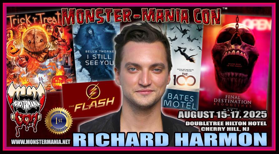 Geeked (@phillycybergeek) on Twitter photo Richard Harmon <a href="/MonsterManiaCon/">MONSTER-MANIA CON</a> #Philly #CherryHill #NJ #ComicCon AUG 15-17
#FinalDestination #Bloodlines #Continuum #BatesMotel #The100 #VanHelsing #DCComics #TheFlash #Flash #Action #ScienceFiction #SciFi #Supernatural #Horror #HorrorMovies #Philadelphia Richard Harmon <a href="/MonsterManiaCon/">MONSTER-MANIA CON</a> #Philly #CherryHill #NJ #ComicCon AUG 15-17
#FinalDestination #Bloodlines #Continuum #BatesMotel #The100 #VanHelsing #DCComics #TheFlash #Flash #Action #ScienceFiction #SciFi #Supernatural #Horror #HorrorMovies #Philadelphia
