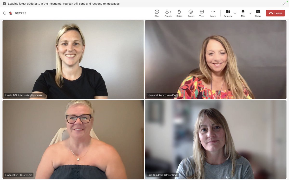 Tonight our committee met online to discuss all things lipspeaking!

With a very busy agenda, there was a lot to get through in a short space of time. 

We can’t wait to share some more exciting news with you soon! 🤓

#StrongerTogether #Lipspeakers #CPD #Developing #TeamWork