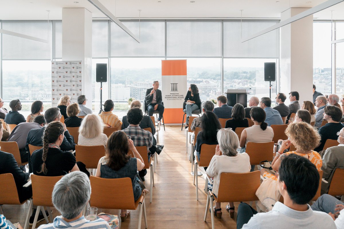 PrincetonSPIADC's tweet image. Glad to host @ewong and @RundAbdelfatah this week at @PrincetonSPIADC for a discussion of “At the Edge of Empire” and U.S.-China relations. Part of our ongoing Books & Cocktails series. To sign up for events: bit.ly/403SyZt