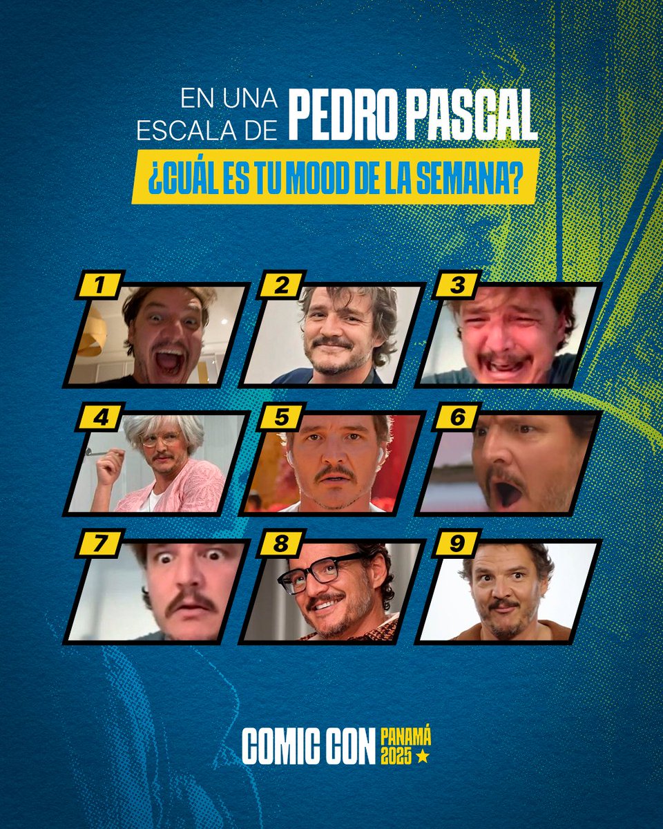 Empezamos nosotros: 7 pero en un mundo ideal sería el 1.😅

#ComicConPanama #CCPAN2025