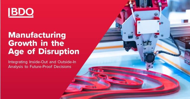 Facing significant disruptions, manufacturers need effective strategies to thrive. Explore <a href="/BDO_USA/">BDO USA</a>’s framework on navigating challenges and pursuing strategic growth. bdousa.com/3SJuCGZ