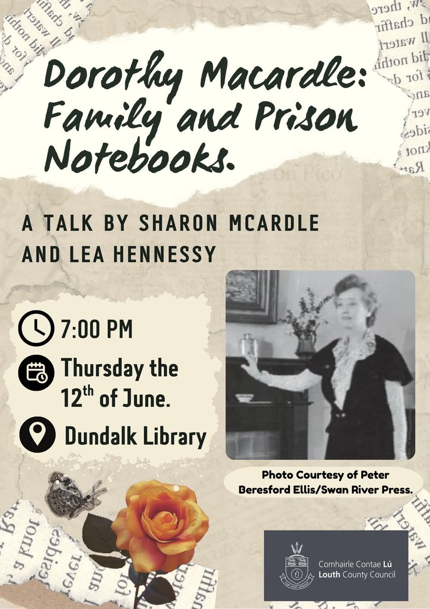 Event in the library in Dundalk tomorrow.
