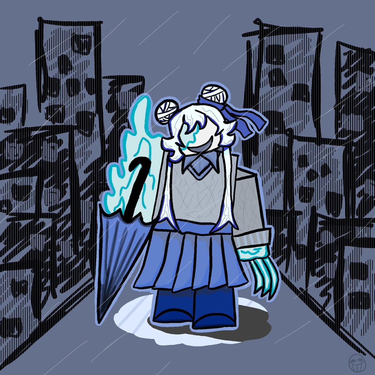 Baggodidi's tweet image. Didnt you see the news today?~
My take on Weathergirl John Doe
#forsakenroblox #forsakenfanart #roblox #flavorfoley_fa #homocidalporkchops #killbaggodidi