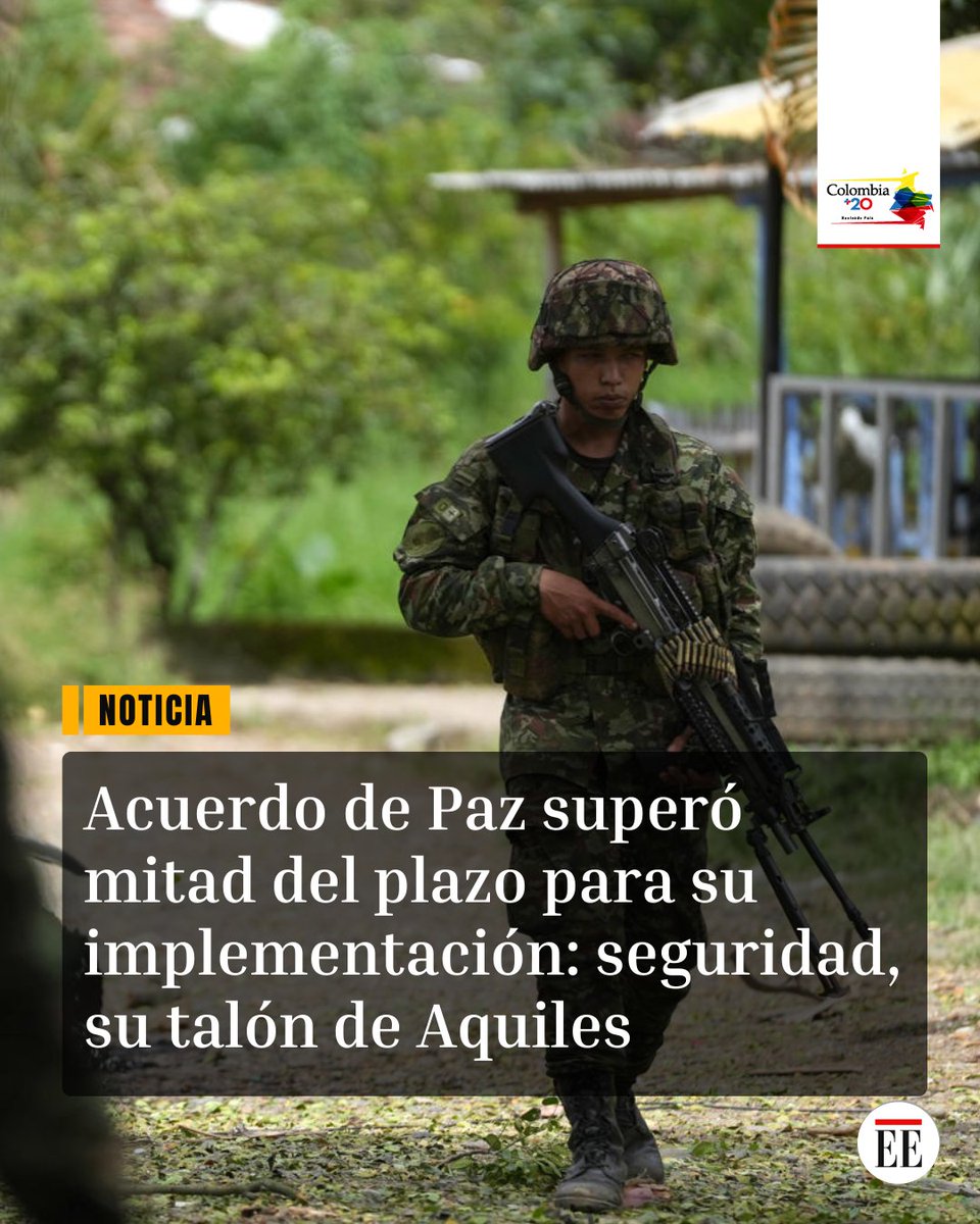Colombia+20 (@eecolombia2020) on Twitter photo Tras casi nueve años de la firma del Acuerdo de Paz, solo el 34 % de los compromisos se han implementado plenamente, advierte el informe anual del <a href="/KrocInstitute/">Kroc Institute</a>.
Además, alerta sobre la falta de liderazgo político y el recorte presupuestal.
🔗tinyurl.com/yc4uzbtd Tras casi nueve años de la firma del Acuerdo de Paz, solo el 34 % de los compromisos se han implementado plenamente, advierte el informe anual del <a href="/KrocInstitute/">Kroc Institute</a>.
Además, alerta sobre la falta de liderazgo político y el recorte presupuestal.
🔗tinyurl.com/yc4uzbtd
