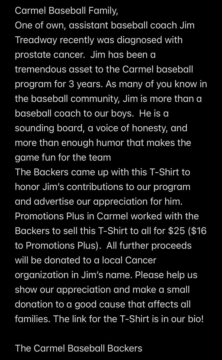 Carmel Baseball tweet media