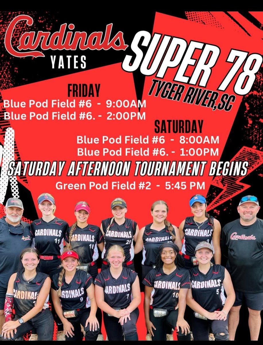Ready for the weekend at Tyger River!