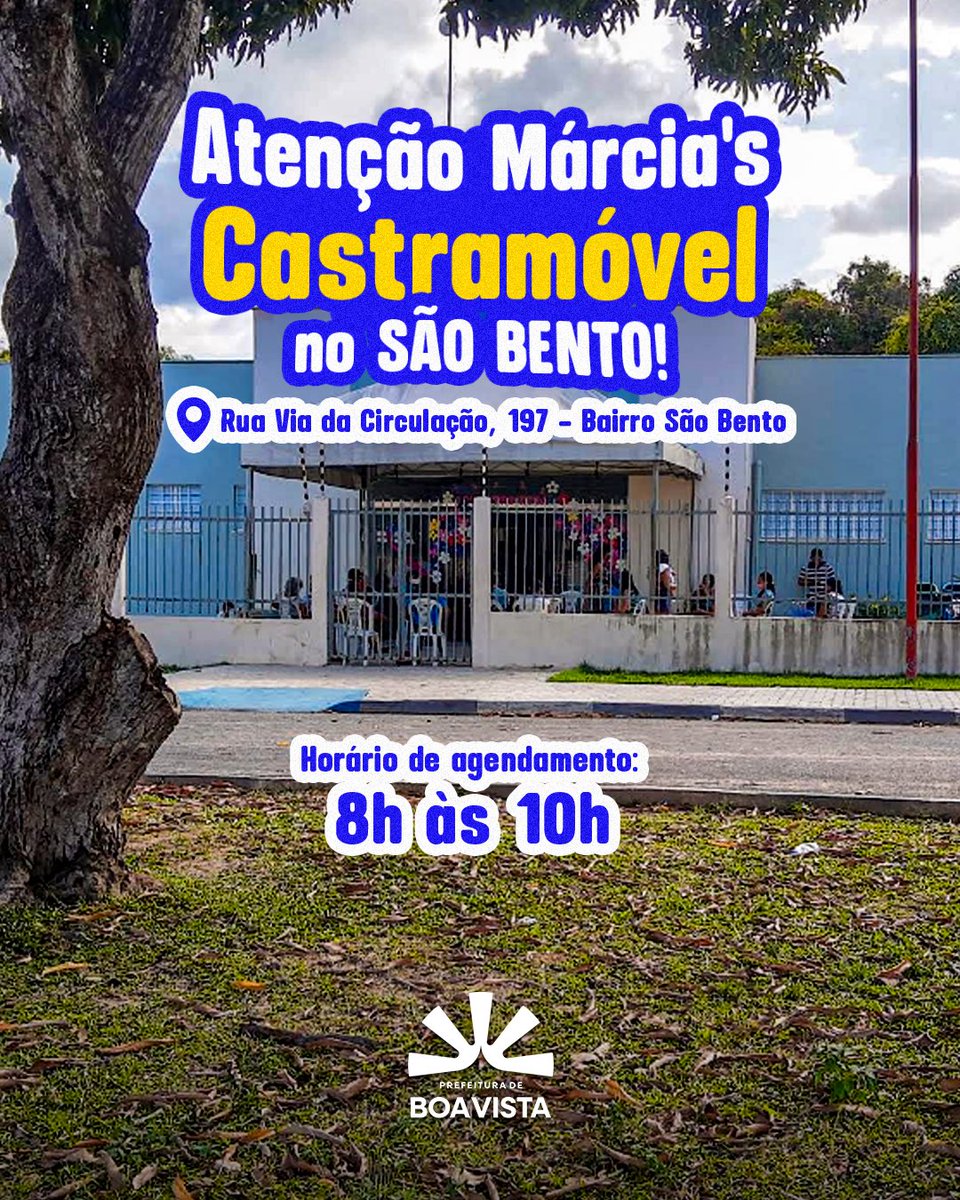 prefeiturabv's tweet photo. ALÔ SÃO BENTO!🗣️ https://t.co/0ekwEosYQ6