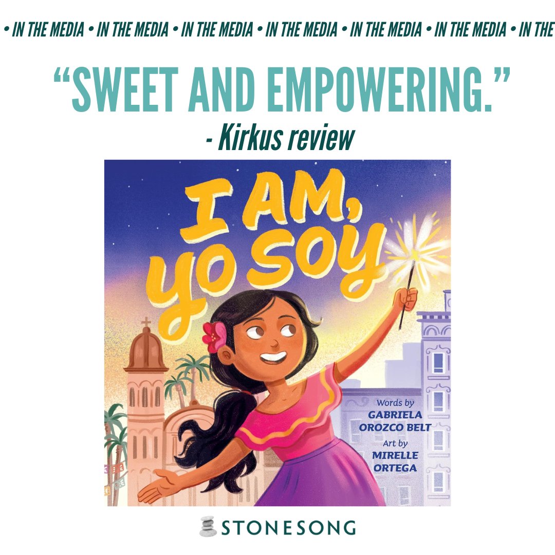 Out today? A very sweet Kirkus review for I AM, YO SOY 💛