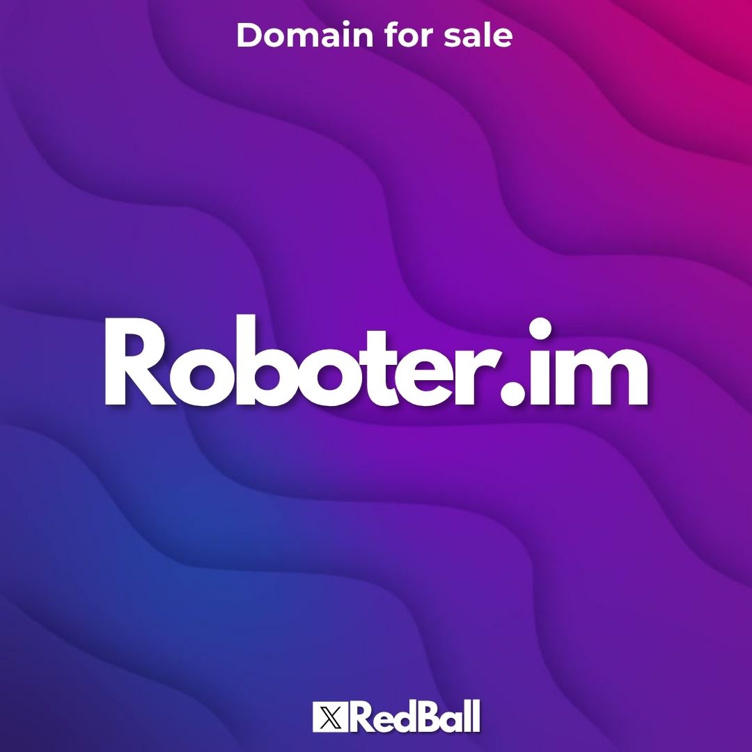RedBall's tweet image. Roboter.im
A Premium domain name for Sale
#Roboter #AI #RobotTech #Automation #FutureTech #AIRevolution #SmartMachines #TechTrends #MachineLearning #RoboticsLife #RoboWorld #DigitalFuture #CyberIntelligence #RoboticsStartup #Innovation #NextGenTech #TechDriven