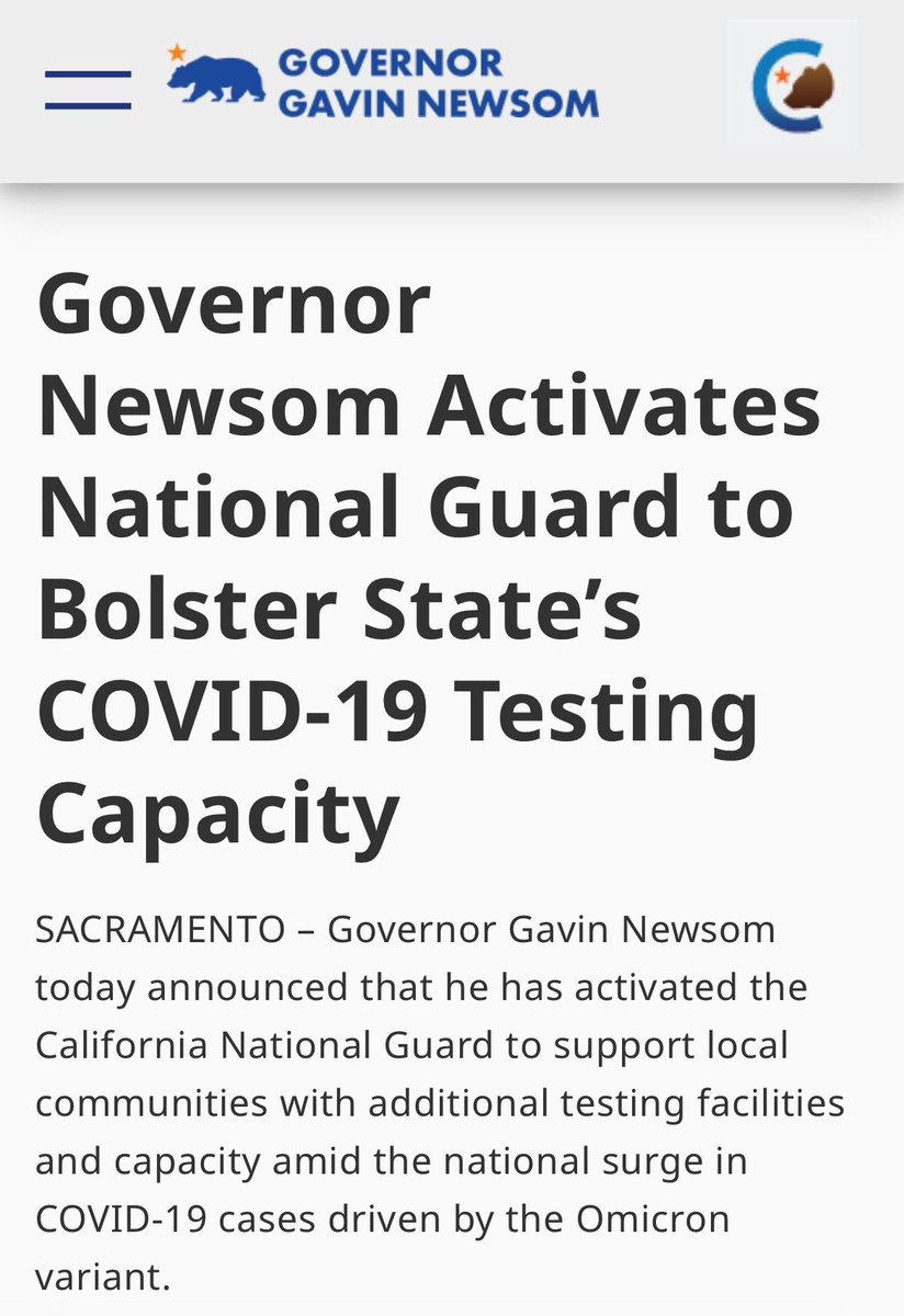 Houman David Hemmati, MD, PhD (@houmanhemmati) on Twitter photo 🚨 Hey <a href="/GavinNewsom/">Gavin Newsom</a> During COVID, YOU proudly activated National Guard statewide for COVID testing AND per <a href="/latimes/">Los Angeles Times</a> “The guard could also assist local law enforcement if needed to enforce the governor's executive order to have most Californians stay at home and businesses deemed 🚨 Hey <a href="/GavinNewsom/">Gavin Newsom</a> During COVID, YOU proudly activated National Guard statewide for COVID testing AND per <a href="/latimes/">Los Angeles Times</a> “The guard could also assist local law enforcement if needed to enforce the governor's executive order to have most Californians stay at home and businesses deemed