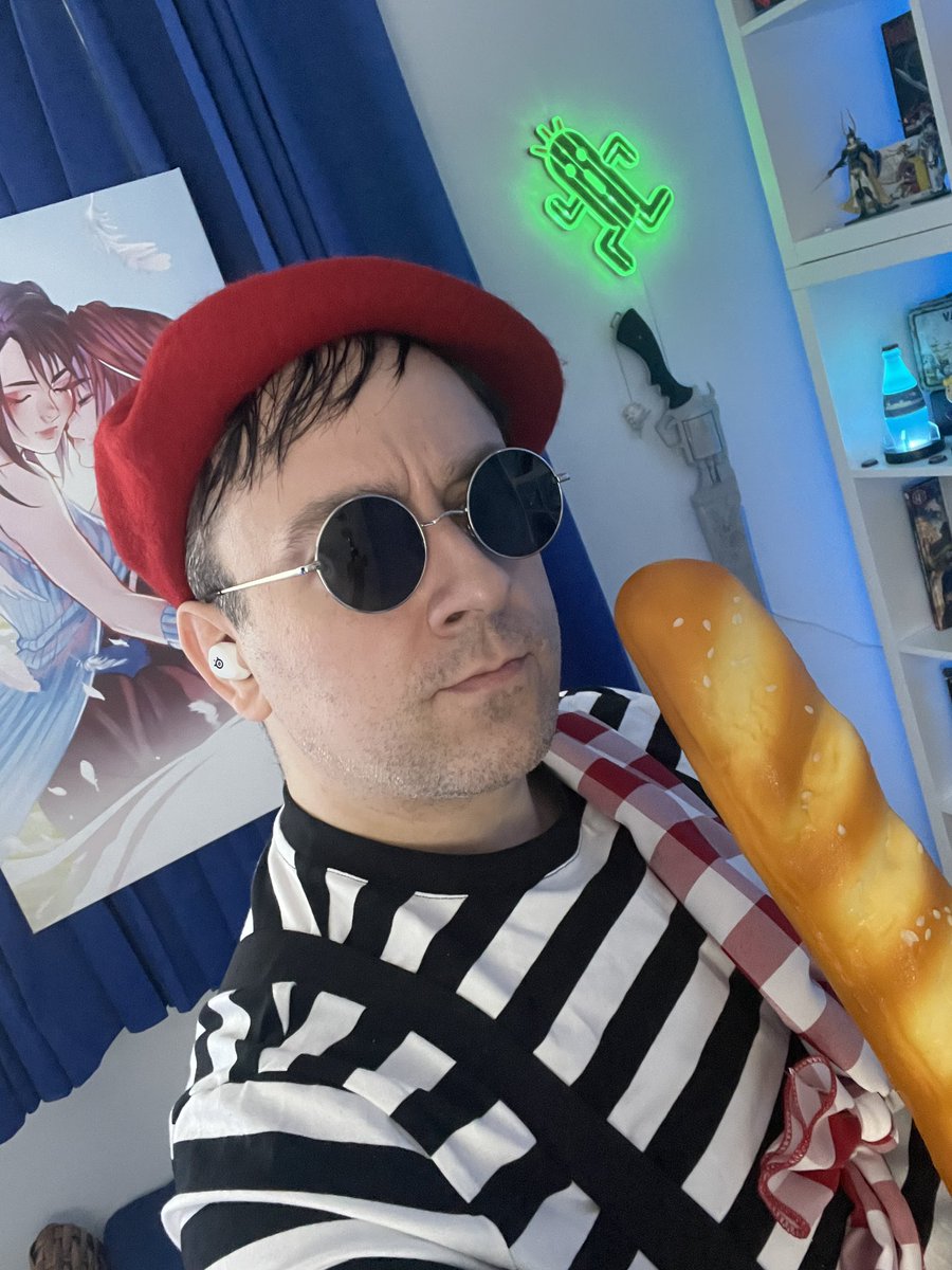 So great to be back to streaming! Rocking the Baguette &amp; more <a href="/expedition33/">Clair Obscur: Expedition 33</a> Day 2 still very early Act 1. To be honest anything <a href="/The_Ben_Starr/">Ben Starr</a> is in im all about! Like me he loves FF8 &amp; he is straight goofball of awesome. Come check out the Ben Starr FF8 inspired DoomHypeTrain!🌹